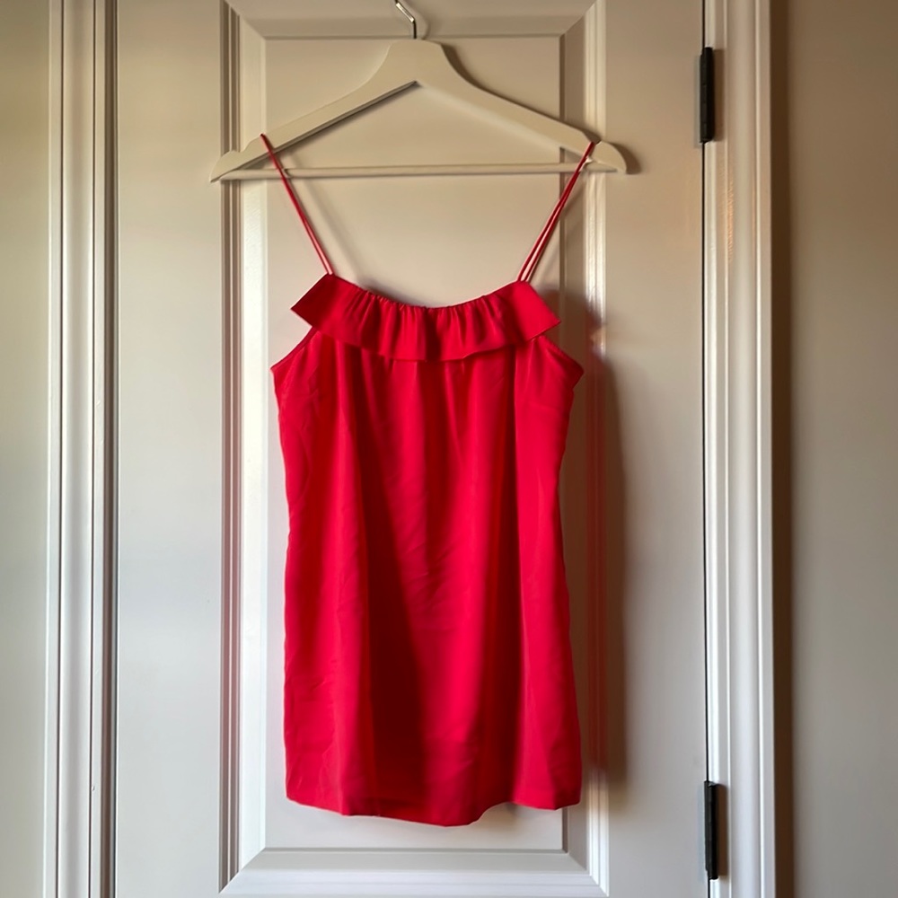 J Crew Hot Pink Camisole Womens Size 2 100% Polyester
